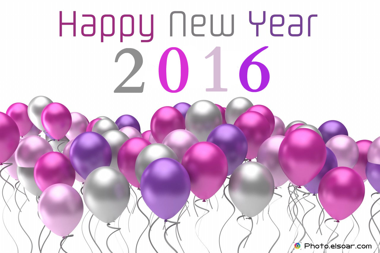 Happy New Year 2016 Balloons Picture