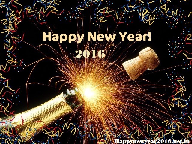 Happy New Year 2016 Champagne