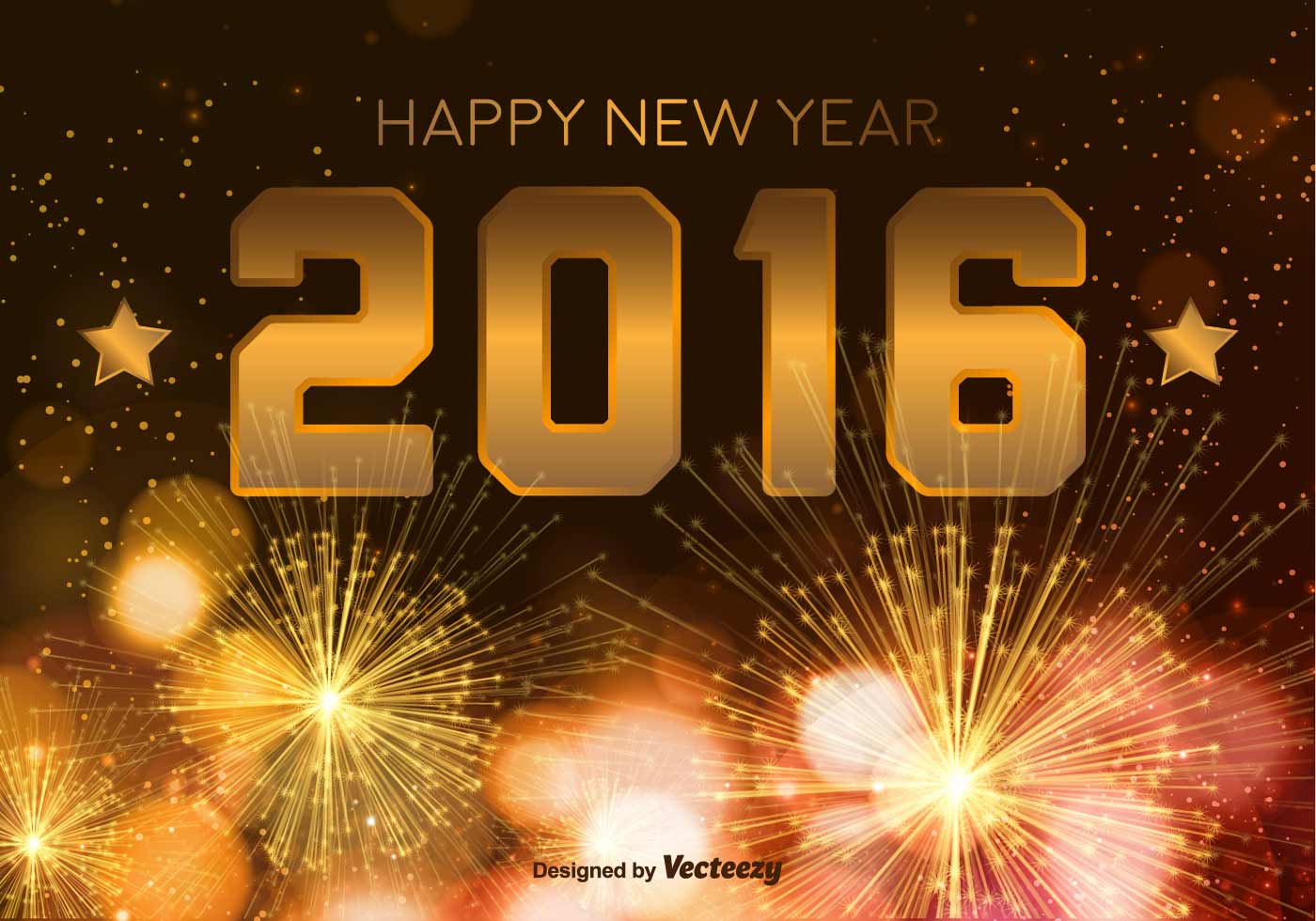 Happy New Year 2016 Clipart Image