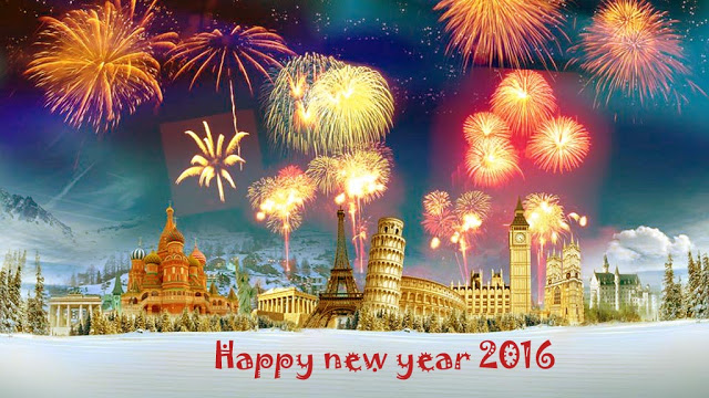 Happy New Year 2016 Fireworks Picture