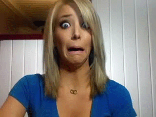 Jenna Marbles Funny Scared Gif