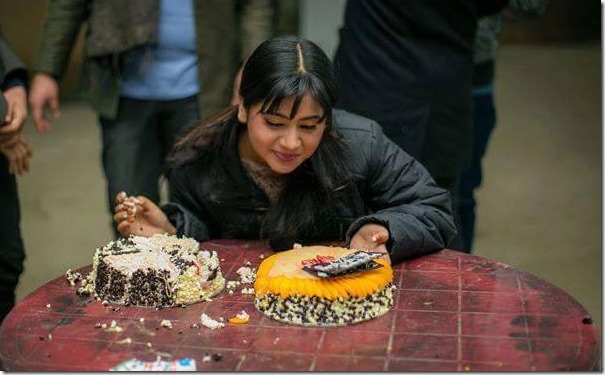 Keki Adhikari Birthday Celebration Funny Picture