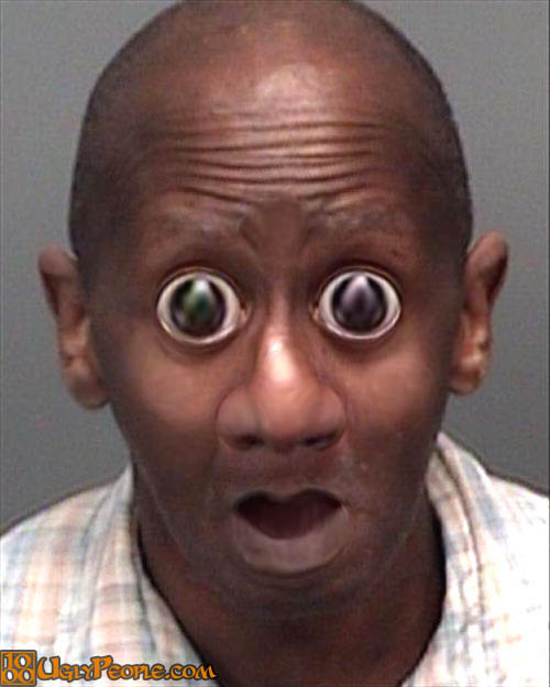 Man With Ugly Eyes Funny Picture