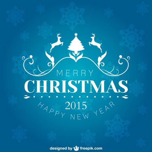 Merry Christmas 2015 Greeting Card