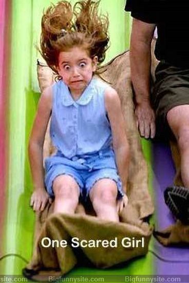 Scared Girl Funny Picture