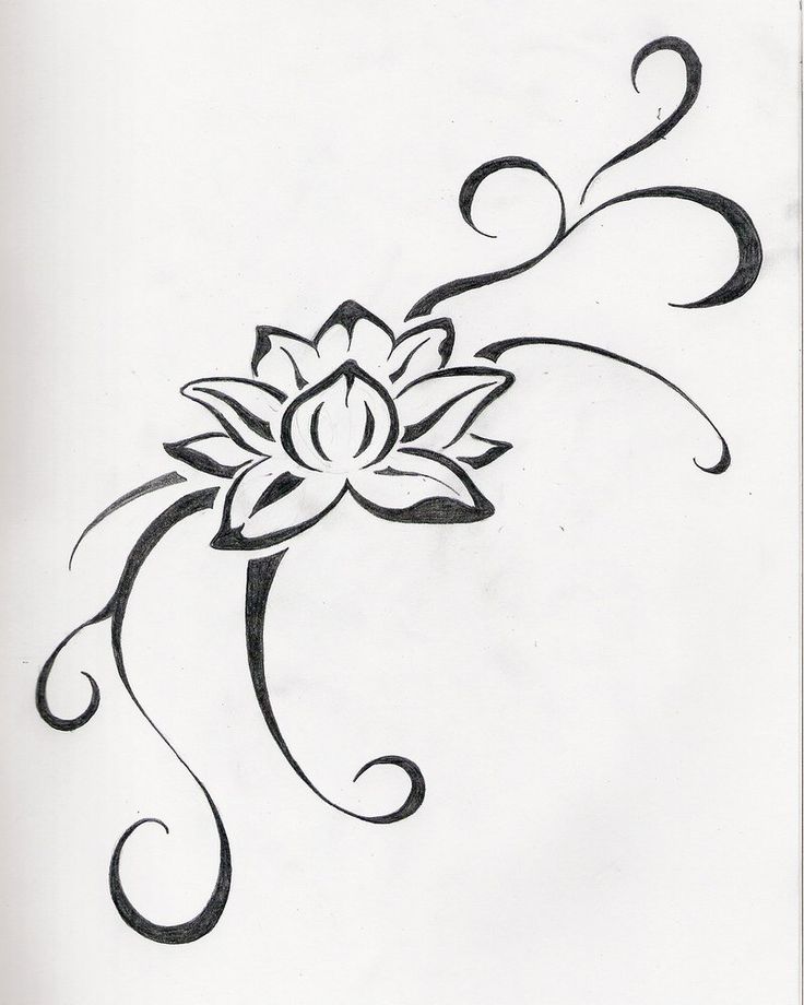 Unique Black Lotus Tattoo Design By June Fowler
