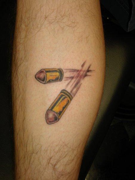 25 Latest Bullet Tattoo Images, Pictures And Ideas
