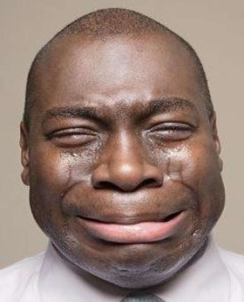 Black Man Crying Funny Picture