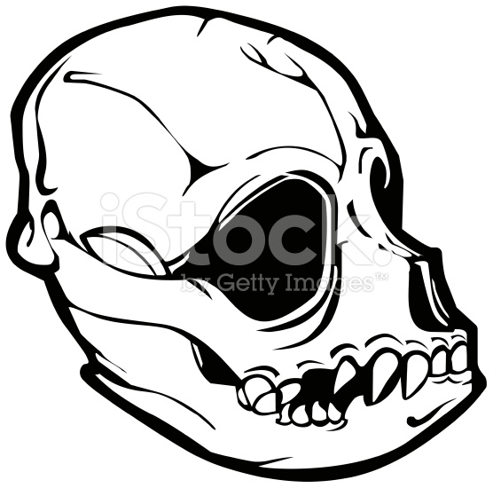 Black Pug Dog Skull Tattoo Stencil By Getty