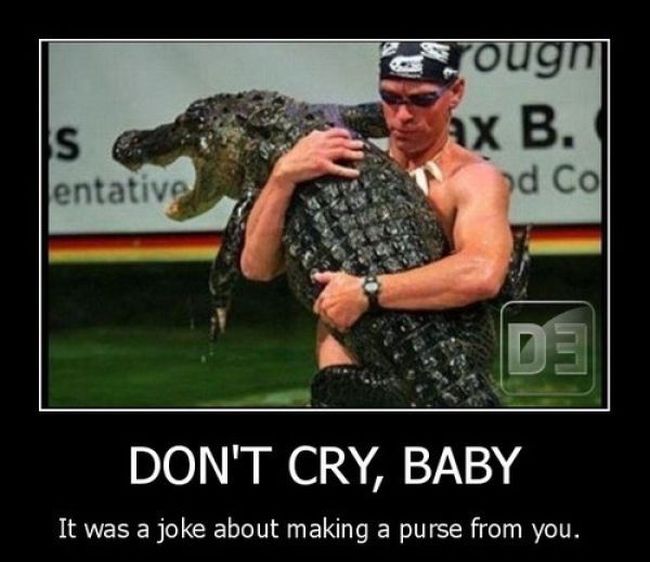 Don't Cry Baby Funny Picture