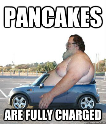 Fat Man In Car Funny Image