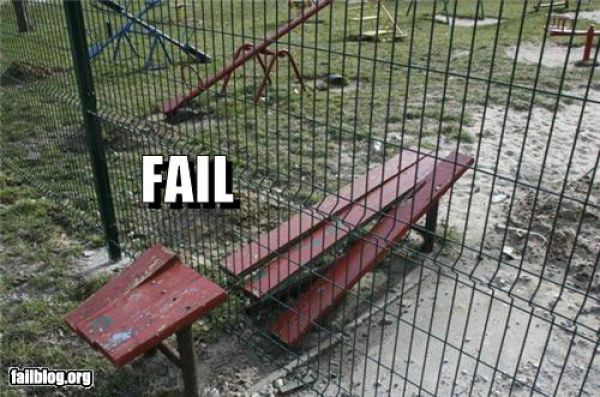 Funny Broken Fail Bench Picture