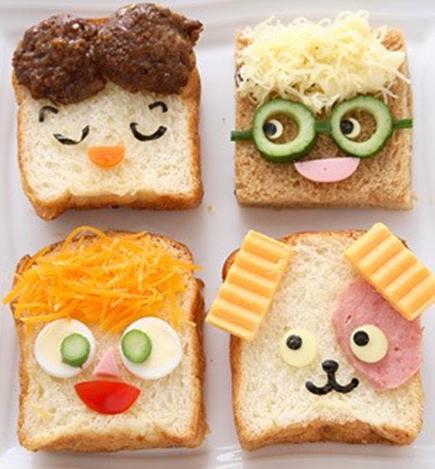 Funny Faces Sandwich Picture