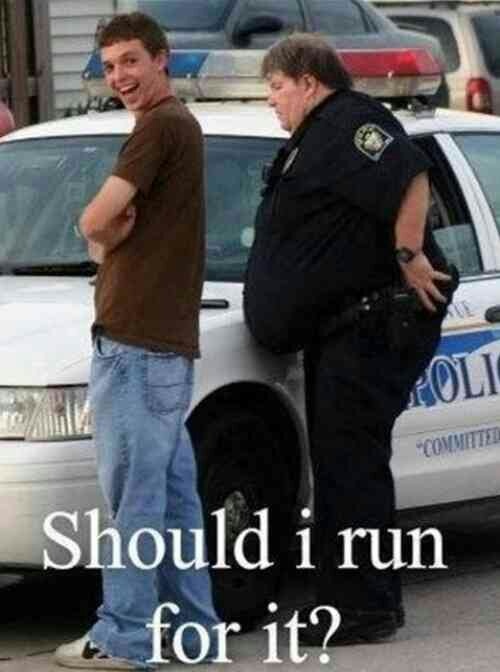 Funny Fat Cop Picture