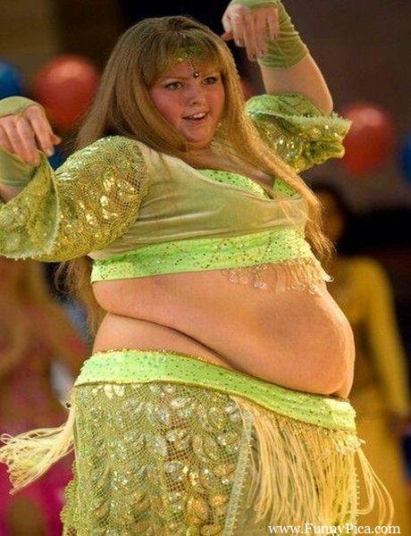 Funny Fat Girl Dancing Picture