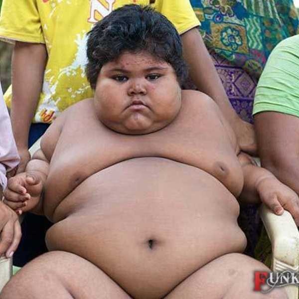 Funny Fat Indian Kid Image