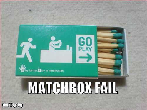 Funny Matchbox Fail Picture