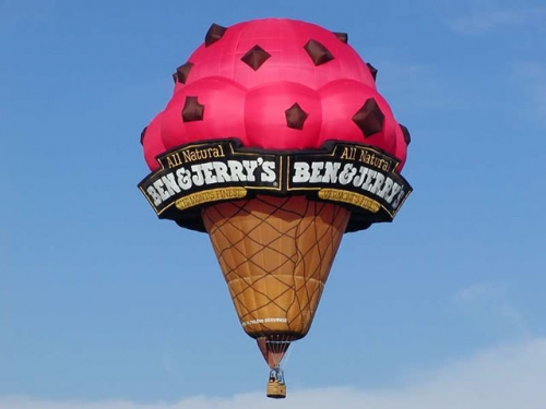 Ice Cream Cone Funny Air Balloon Picture