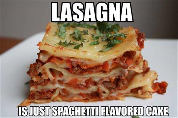 Is Just Spaghetti Flavored Cake Funny Food Image