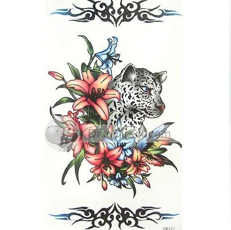 Leopard Temporary Tattoo Design