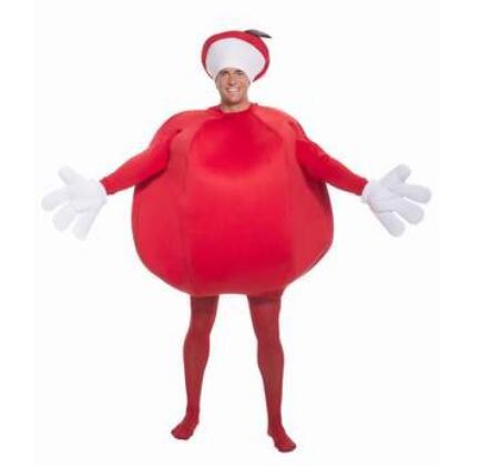 Man With Apple Costume Funny Picture