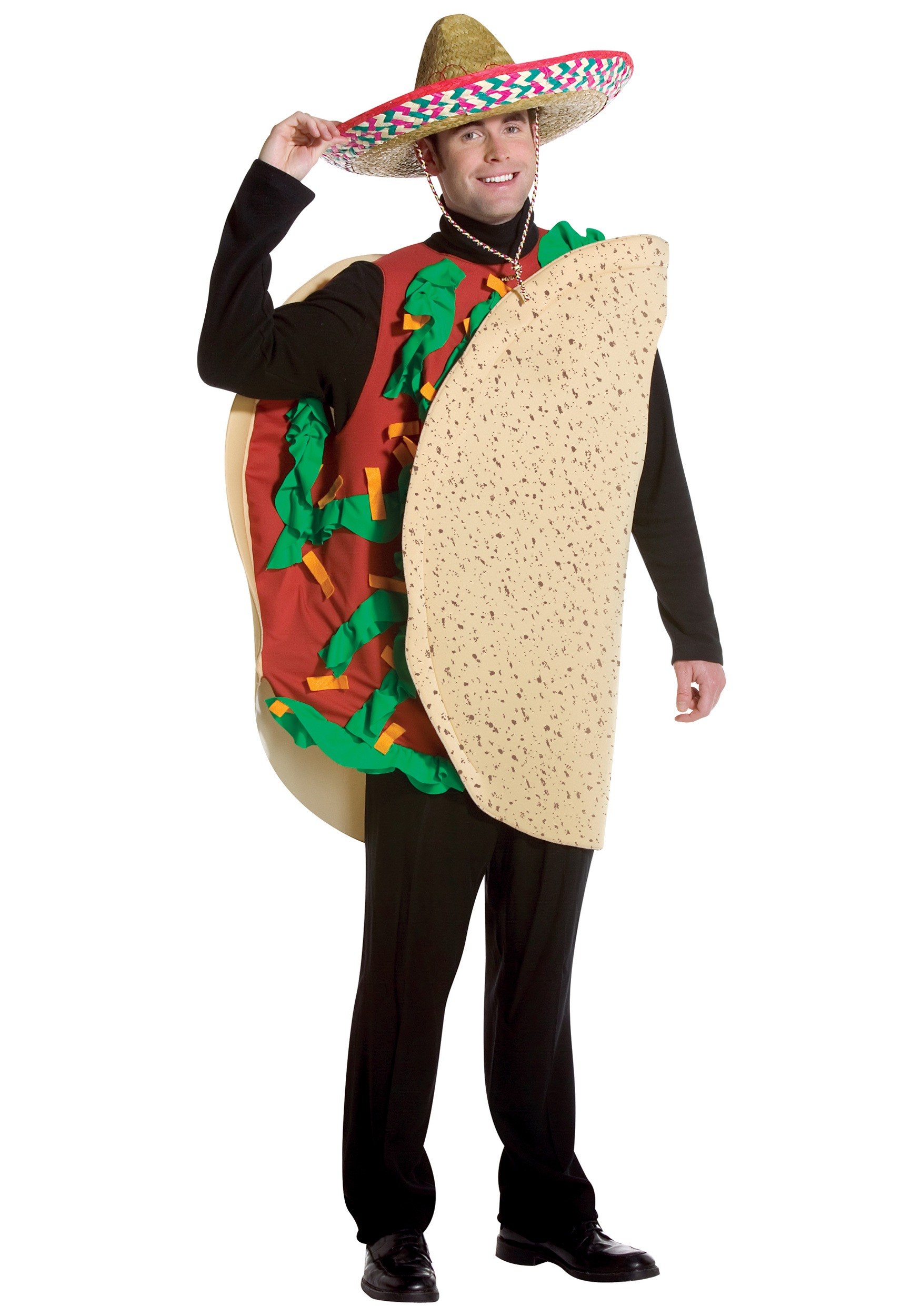Man With Taco Costume Funny Picture