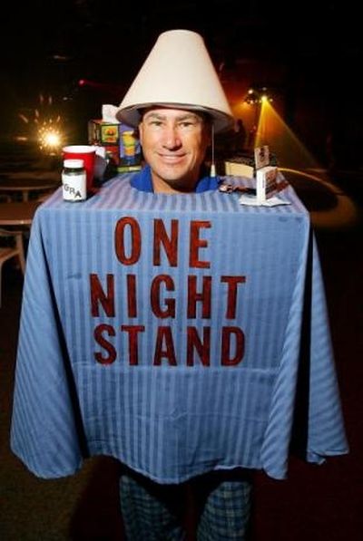 One Night Stand Funny Table Costume Picture