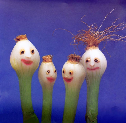 Onions Funny Faces Vegetable Picture