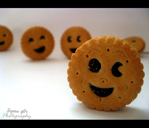 Smiley Face Funny Cookies