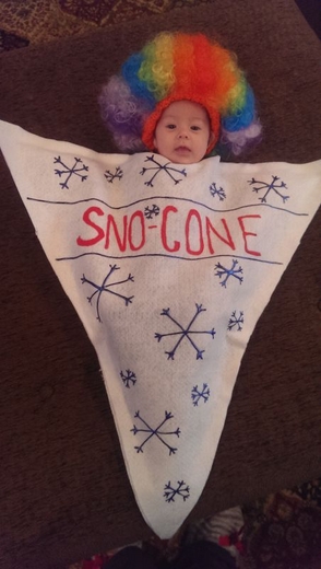 Snow Cone Funny Costume Picture
