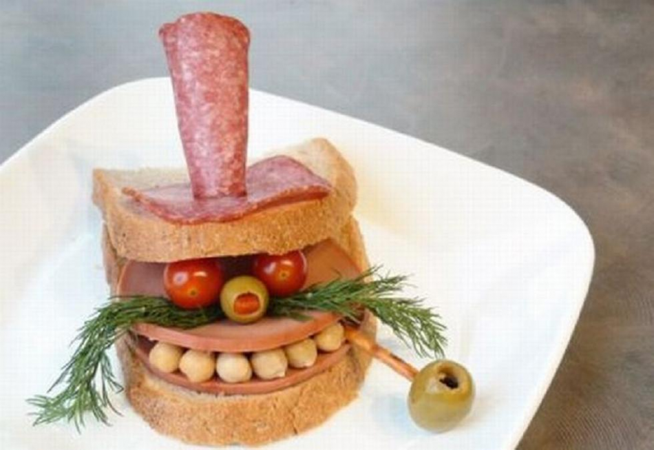 Smoking Pipe Funny Food Picture