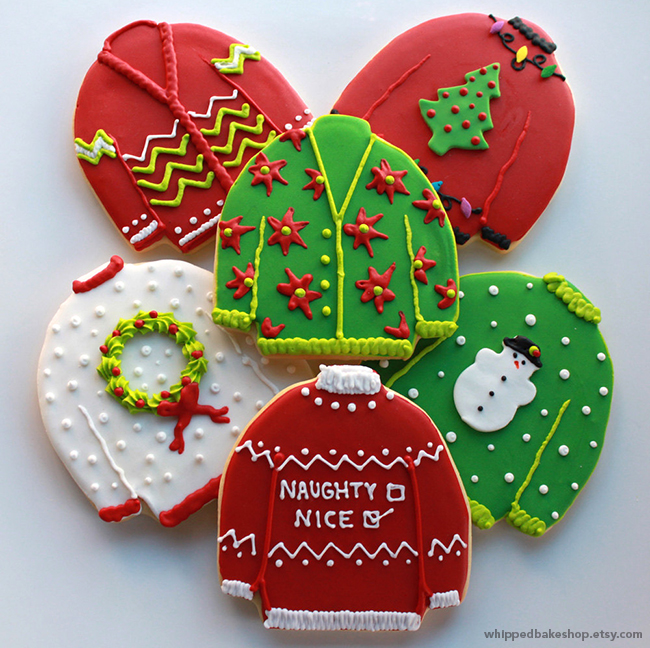 Sweater Christmas Cookies Funny Picture