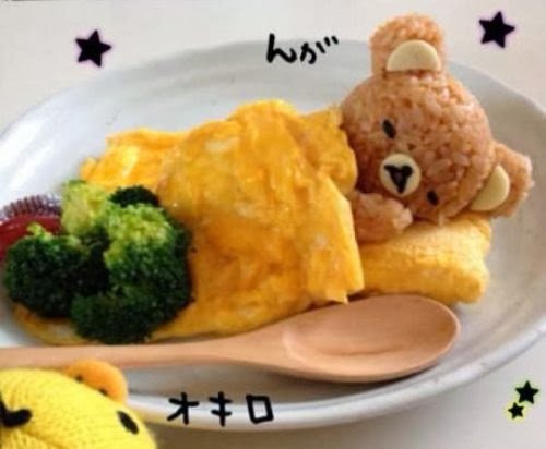 Teddy Bear Sleeping Funny Food Image