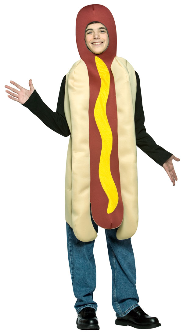 Teen Hot Dog Funny Costume Picture