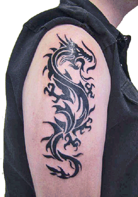22 Tribal Dragon Tattoo Designs Images And Pictures