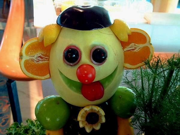 Vegetable Clown Funny Picture