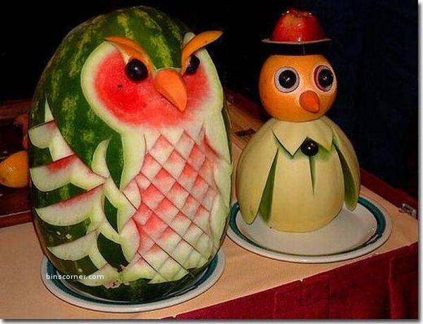 Watermelon Funny Food Art Picture