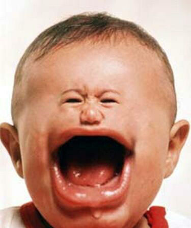 Weird Crying Baby Face Funny Picture