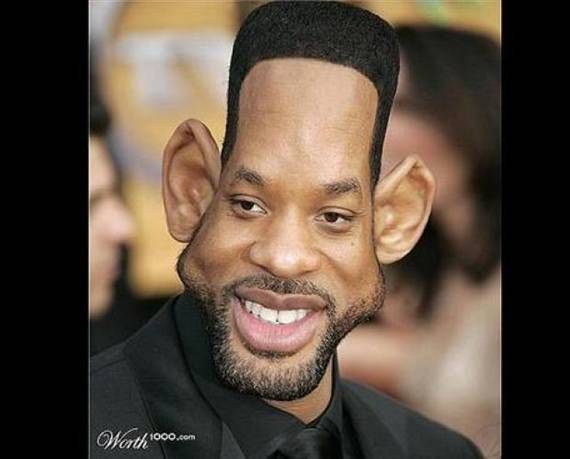 Will Smith With Funny Head