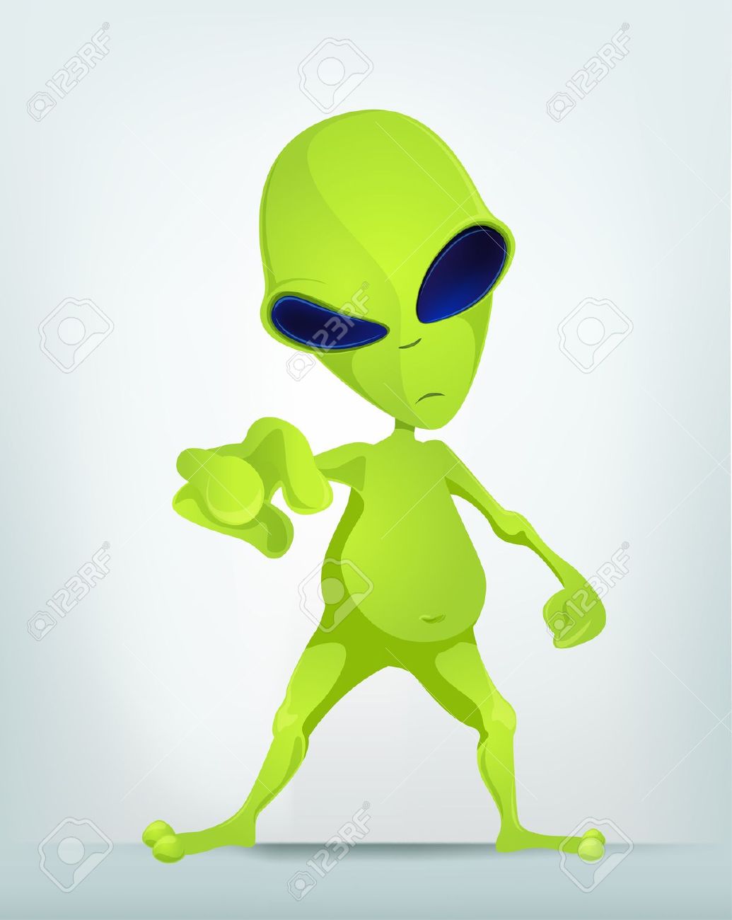 Angry Alien Funny Picture