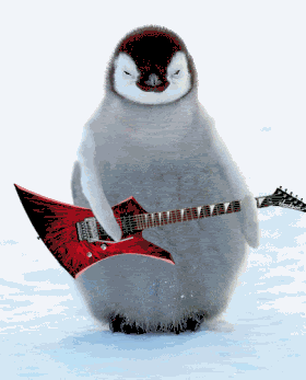 Animal Playing Guitar Funny Animated Picture