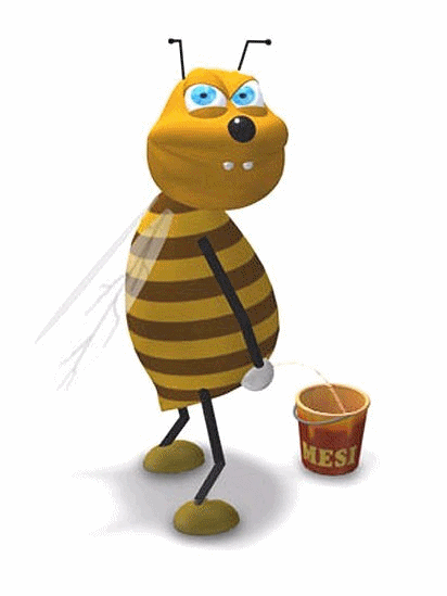 Bee Funny Animated Image
