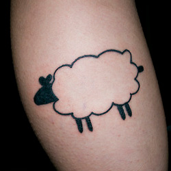 Black Sheep Tattoo Design For Arm