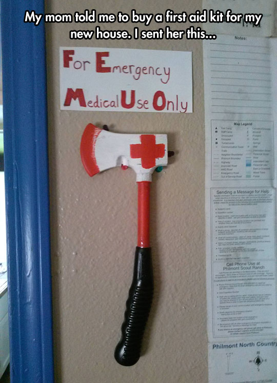 Funny Emergency Medical Kit Picture