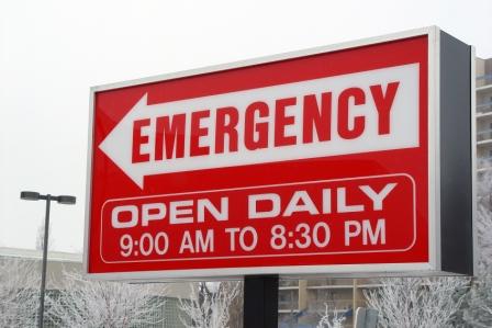 Funny Emergency Sign Board Image