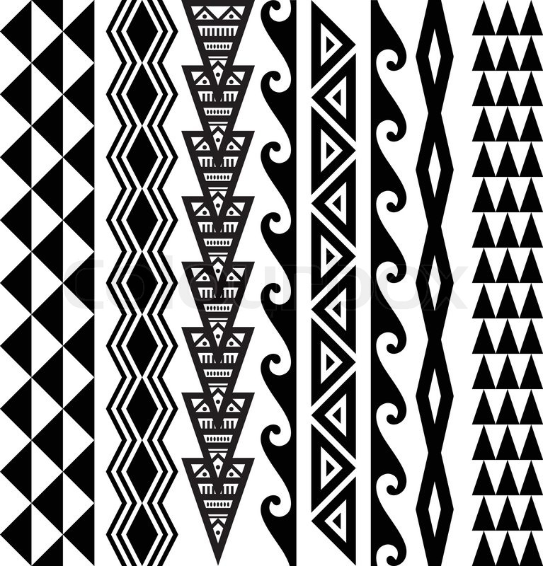 Hawaiian Tribal Tattoo Design Sample
