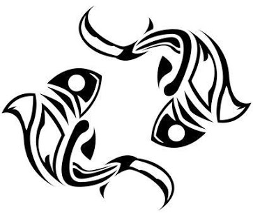 Tribal Pisces Tattoo Design Idea