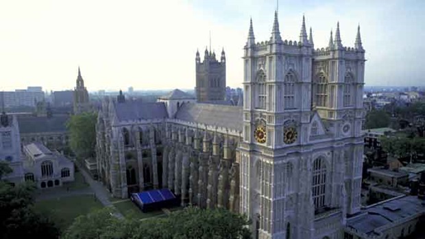 Westminster Abbey View From Side Top