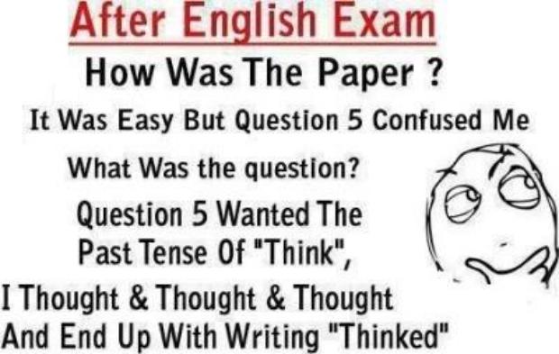 After English Exam Funny Picture