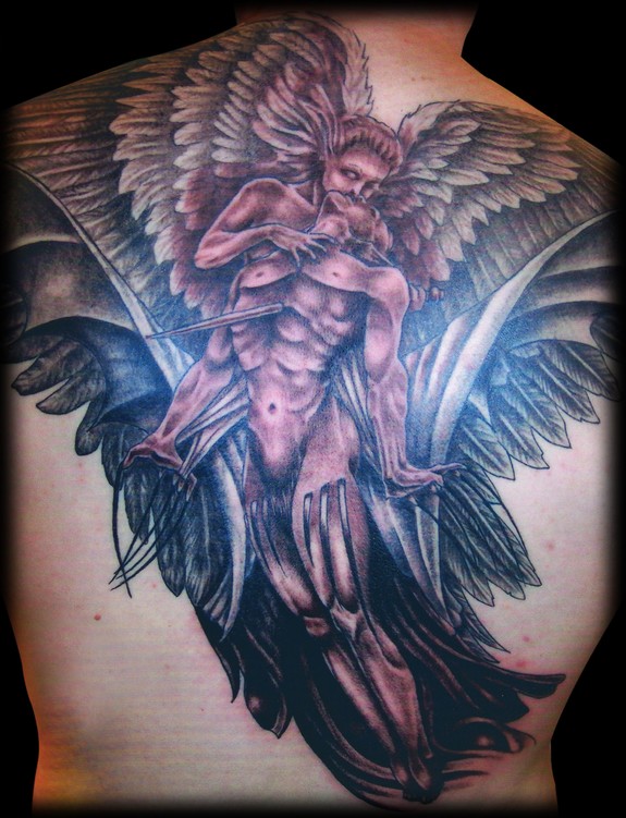27+ Angel And Demon Tattoos